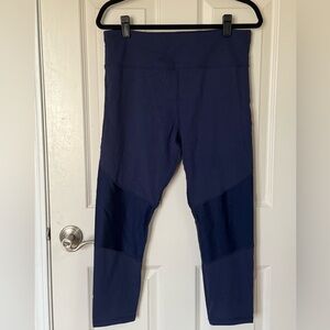 Zyia two tone blue leggings.
